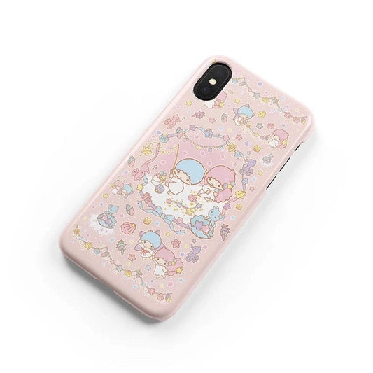 Little Twin Stars Shells Party iPhone Case PLUS XS XR X 11 12 13 14 15 16 Pro Promax KawaiiGiftLand