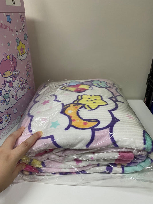 Sanrio X Uji Little Twin Stars Sweets Making Deserts Soft Quilts Pink KawaiiGiftLand