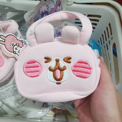 Kanahei X Miniso | Mini Shoulder Bag Usagi Piske Pink Rabbit White Chicken -  Kawaii items Room Decoration