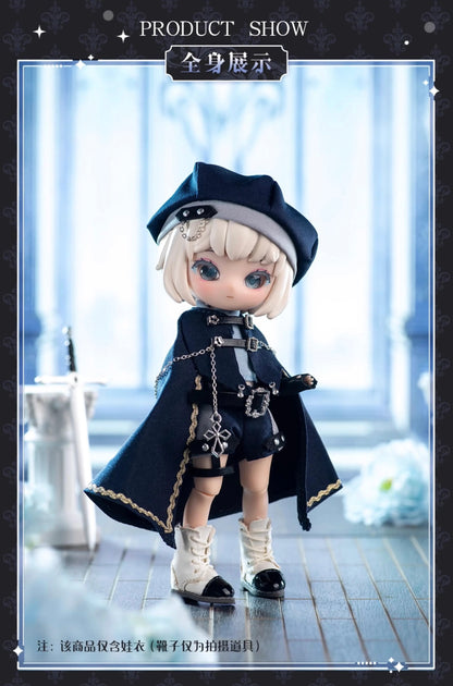 Simon Toys Cosplay Doll Outfits Set Special Colour Version | Midnight Assassin - Original Outfits - 1/12 ob11 11cm BJD Doll Ball Joint Doll