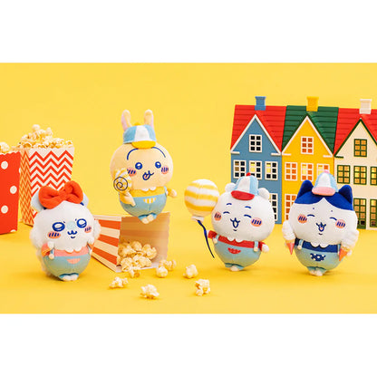 Japan ChiiKawa Amusement Park Series | ChiiKawa Hachiware Usagi Momonga - Mini Plush Doll keychain