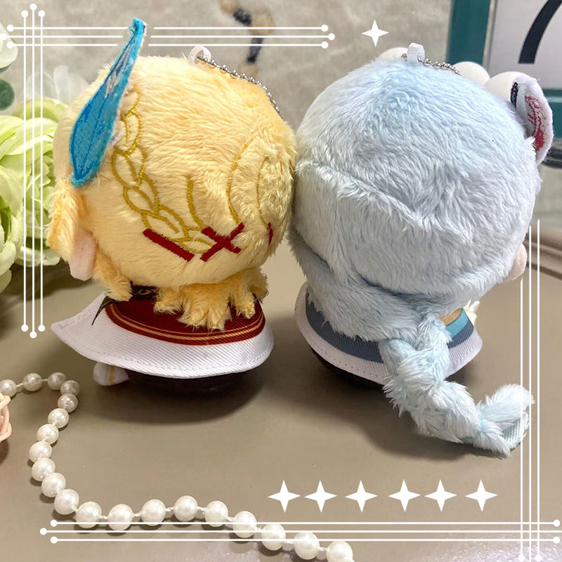 Game Character Genshin Keychain | Shenhe Kaveh Cute Kawaii 12cm Doll - Cute Kawaii Item