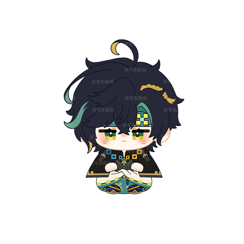 Game Character Genshin Keychain | Mualani Kachina Citlali Mavuika Kinich Cute Kawaii 12cm Doll - Cute Kawaii Item