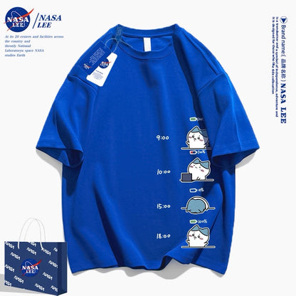 Japanese Cartoon ChiiKawa Casual Style T-Shirt Series | Hachiware Working Time - Kawaii Fashion Items