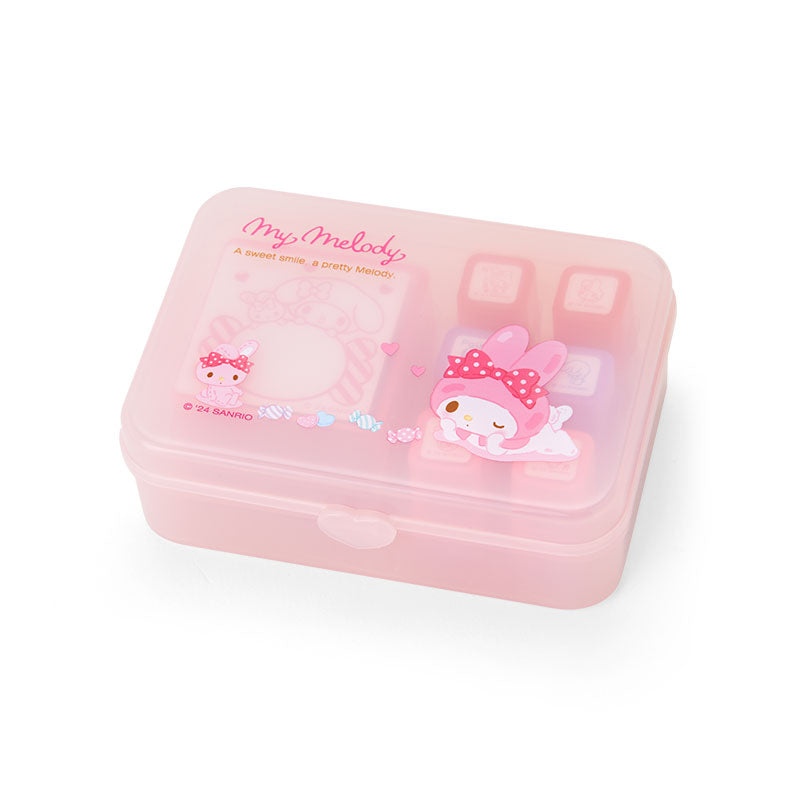 Sanrio Japan My Melody Stamp Set with Oil Ink - Kawaii Stationery