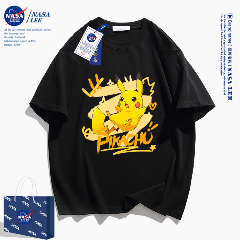 Japanese Cartoon Pokemon Casual Style T-Shirt Series | Pikachu with Heart - Kawaii Fashion Items