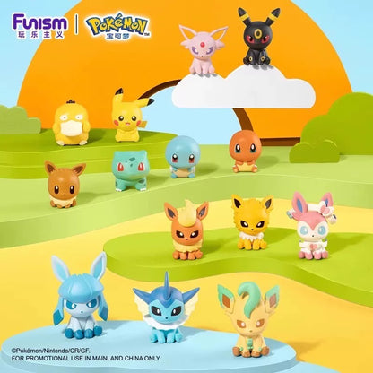 Japan Cartoon Pokemon Little Adventures Part 2 Eevee Evolution with PokeBall | Eevee Vaporeon Jolteon Flareon Espeon Umbreon Leafeon Glaceon Sylveon - Mascot Plush Doll  Kawaii Decoration