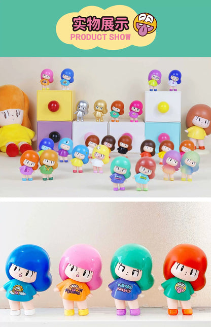 Mamuang Mini Figure | Mini Vinly Figure Vintage Cute Girl - Collectable Toys Mystery Blind Box