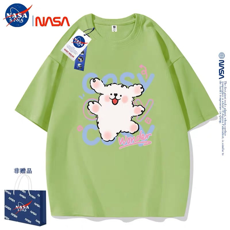 Cute Cartoon Doggie Maltese Puppy Style T-Shirt Series | Say Hello with Smile Part2 - Kawaii Fashion Items for Child & Adult