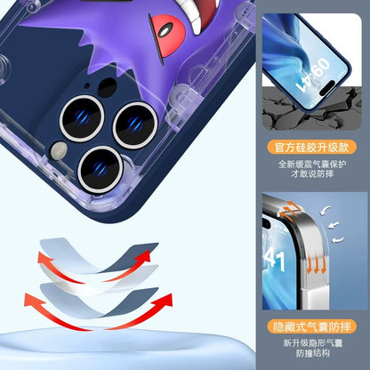 Japan Cartoon Pokemon Fun 3D Print Game Console Version Colour Silicone Case | Pikachu Bulbasaur Squirtle Charmander Psyduck Jigglypuff Eevee Gengar -  iPhone Case PLUS SE2 XS XR X 11 12 13 14 15 16 16e 17 17e Pro Promax 12mini 13mini