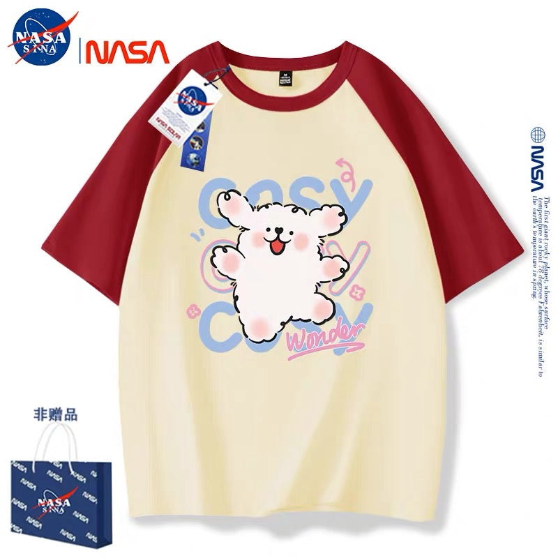 Cute Cartoon Doggie Maltese Puppy Style T-Shirt Series | Say Hello with Smile Part3 - Kawaii Fashion Items for Child & Adult