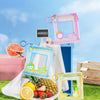 ChiiKawa X Miniso Fruit Market Series | ChiiKawa Hachiware Usagi Fruit Style Transparent Plastic Itabag Doll Bag Keychain - Kawaii Items Room Decoration