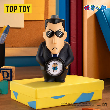 Kuro clock figurine - Crayon Shin-chan Action Time Series blind box