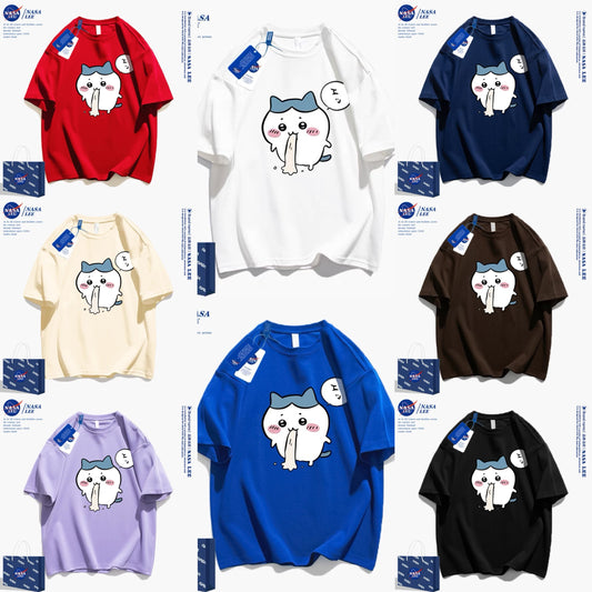 Japanese Cartoon ChiiKawa Casual Style T-Shirt Series | Hachiware Vomiting Hair - Kawaii Fashion Items