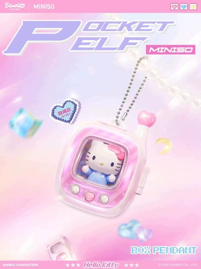 Miniso x Sanrio Characters Pocket Elf Series | Hello Kitty My Melody Kuromi Cinnamoroll Pompompurin Pochacco Keroppi Bad Badtz Maru Hangyodon AhirunoPekkle - Kawaii Collectable Toys Toy Collection - KawaiiGiftLand