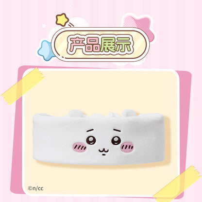 ChiiKawa X Miniso | ChiiKawa Hachiware Usagi Face Headband - Kawaii Make Up Washing Face Item Decoration