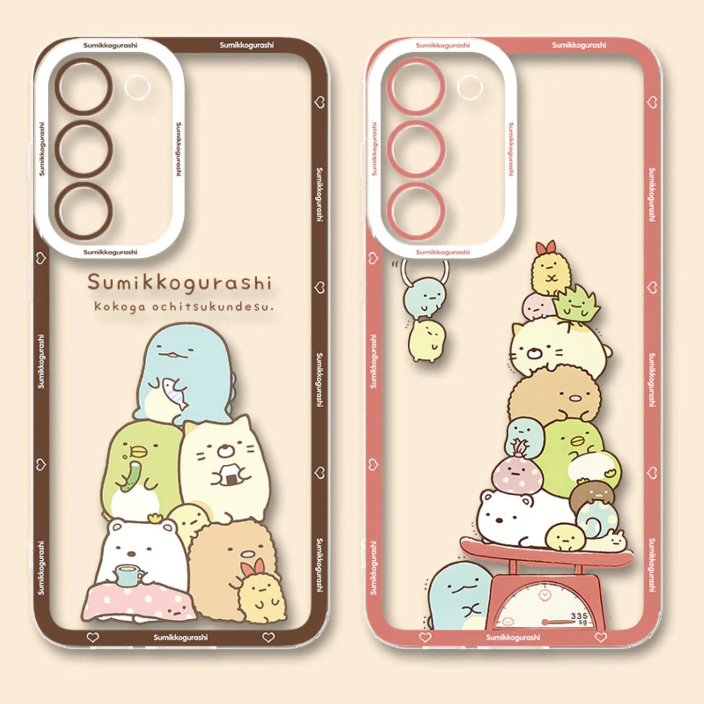 Japanese Cartoon Sumikko Gurashi | Relaxing Together On Weight 2 Style - Phone Case Samsung Galaxy S26 S25 S24 S23 S22 S21 FE Ultra Edge