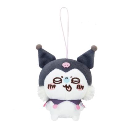 Japan Sanrio x ChiiKawa  | ChiiKawa Hachiware Usagi Momonga Kurimanju with Sanrio Characters - Mini Plush Doll keychain