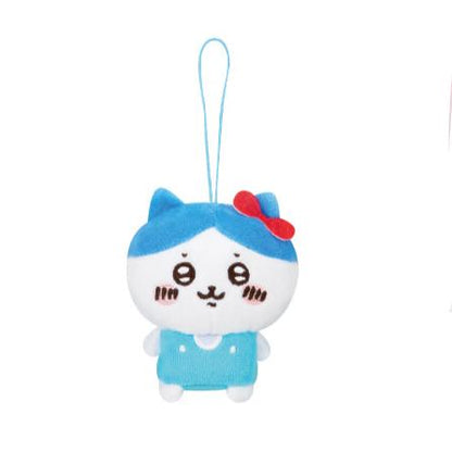 Japan Sanrio x ChiiKawa  | ChiiKawa Hachiware Usagi Momonga Kurimanju with Sanrio Characters - Mini Plush Doll keychain