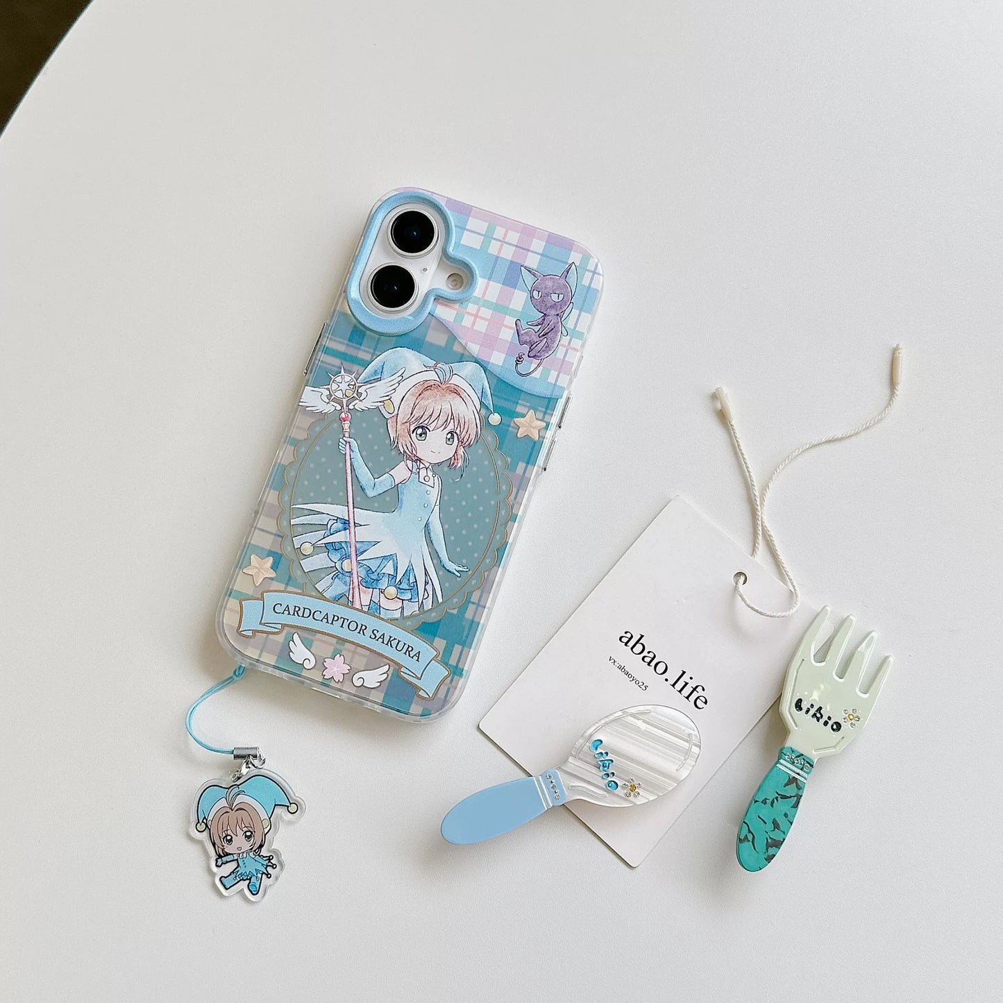 CardCaptorSakura Comic Laser Case | Sakura Cosplay 4 Styles - Phone Case Samsung Galaxy S26 S25 S24 S23 S22 S21 FE Ultra Edge