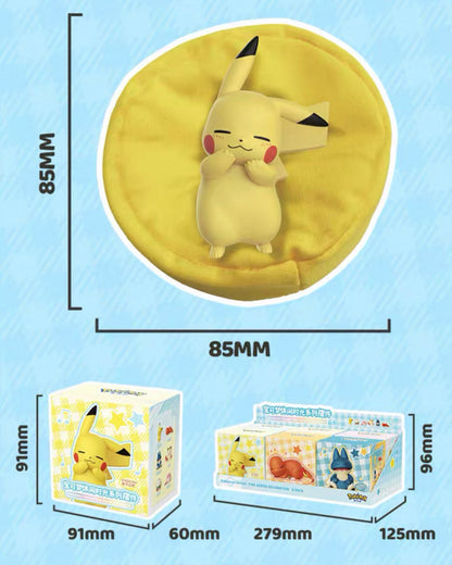 Japan Cartoon Pokemon Casual Time Series Part 2 | Sleeping Pikachu Charmander Meowth Slowpoke Munchlax Rowlet - Figure Kawaii Decoration KawaiiGiftLand
