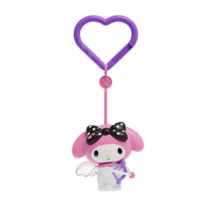 Sanrio Characters My Melody Kuromi Cupid Series Keychain | Wings Can Move - Kawaii Decoration Collectable Toys Toy Collection