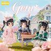 Simon Toys Cosplay Doll Outfits Set Gem Version | Different Colour Green Blue Pink - Original Outfits - 1/12 ob11 11cm BJD Doll Ball Joint Doll