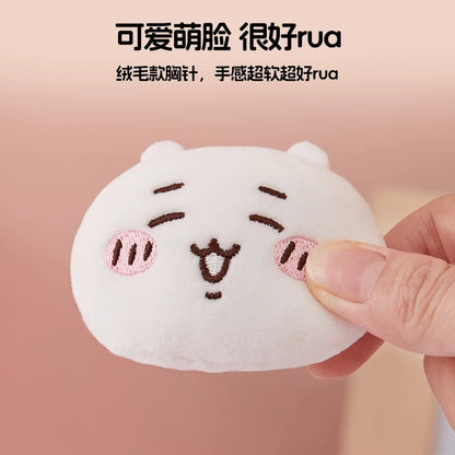 ChiiKawa X Miniso | ChiiKawa Hachiware Usagi Plush Pin - Kawaii Item Cute Accessories