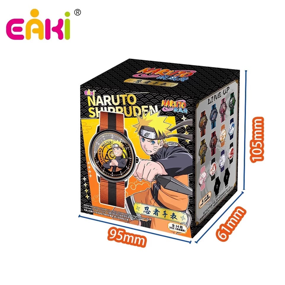 Eaki X Naruto Ninja Part 1 Watch Accessories Series | Naruto Shippuuden Naruto Sasuke Sakura Kakashi Minato Itachi Uchiha Madara Obito - Watch Collectable Toys Mystery Blind Box