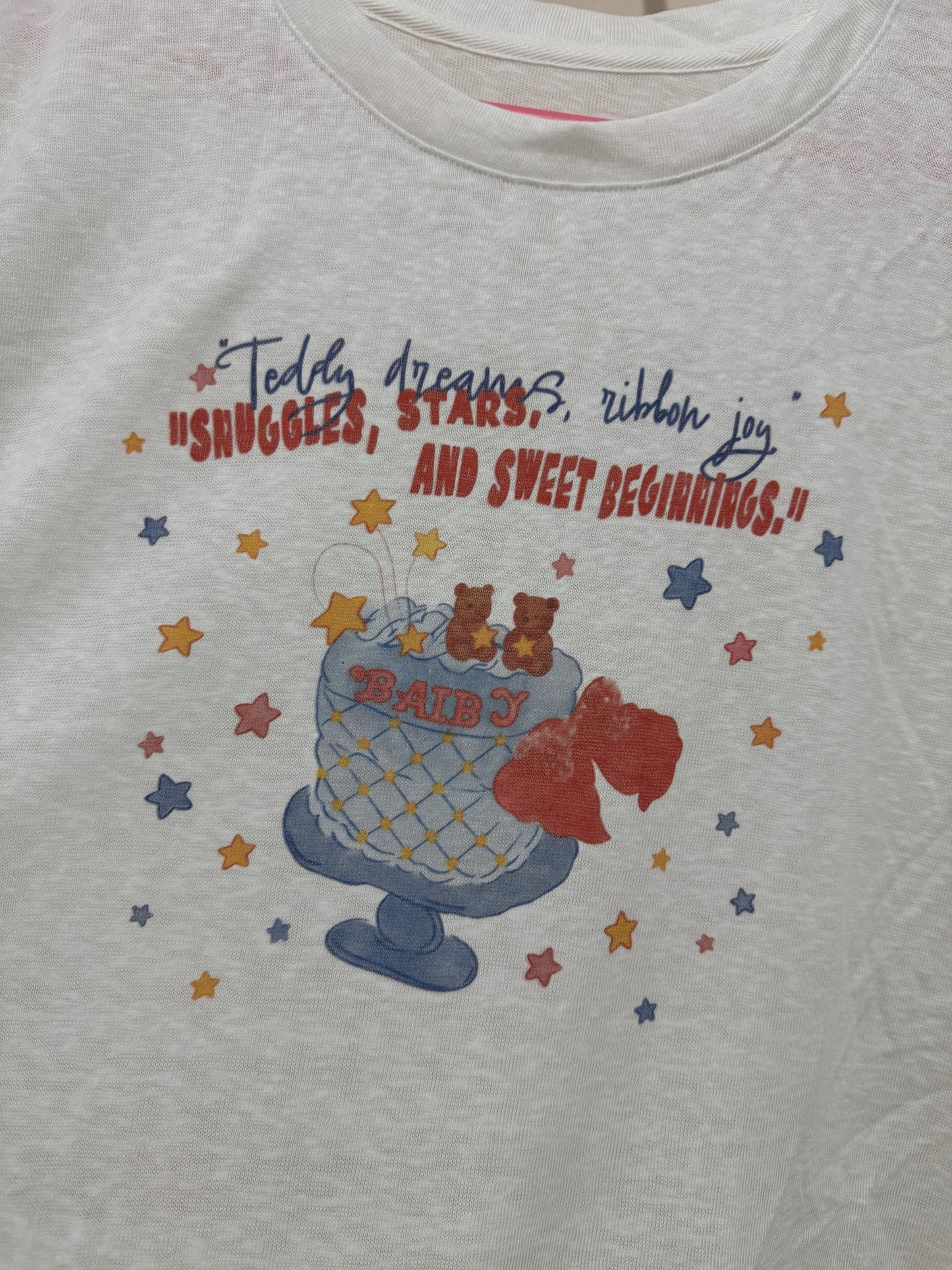 Korean Fashion Cute Animal Style Shirt Series | Bear with Ice Cream Cup - Kawaii Fashion Items