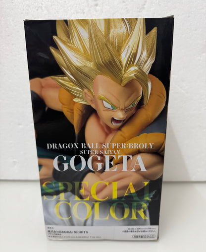 Japanese Anime DragonBall Super Broly | Special Colour Super Saiyan GOGETA Gold Hair Figure - 2019 Retried Toy Collection