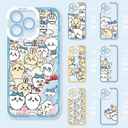 Japanese Cartoon Chiikawa | Good Luck 7 Styles - iPhone Case PLUS SE2 XS XR X 11 12 13 14 15 16 16e 17 17e Pro Promax 12mini 13mini