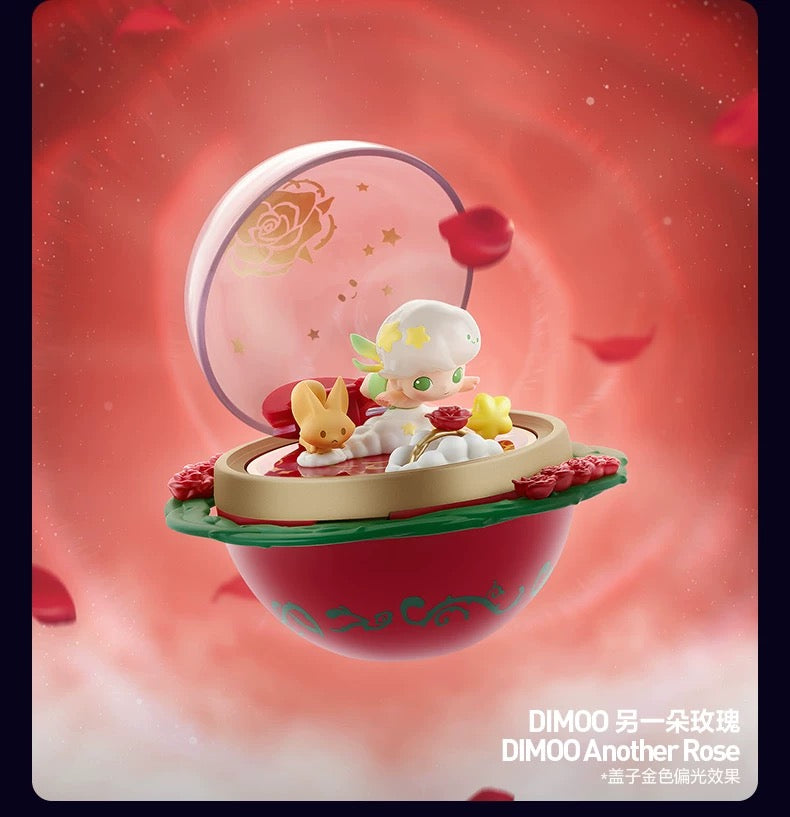 Popmart Romantic Ring Box Part 3 Planet | Molly SkullPanda Dimoo Labubu Pucky Hacipupu Sweet Bean Kubo Pino Jelly Chaka - Blind Box Space Toy Collection