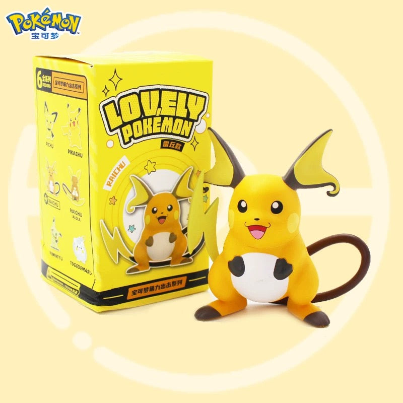 Japan Cartoon Pokemon Lovely Pokemon Series Part 1 | Pikachu Pichu Raichu Alolan Raichu Mimikyu Togedemaru - Figure Kawaii Decoration - KawaiiGiftLand