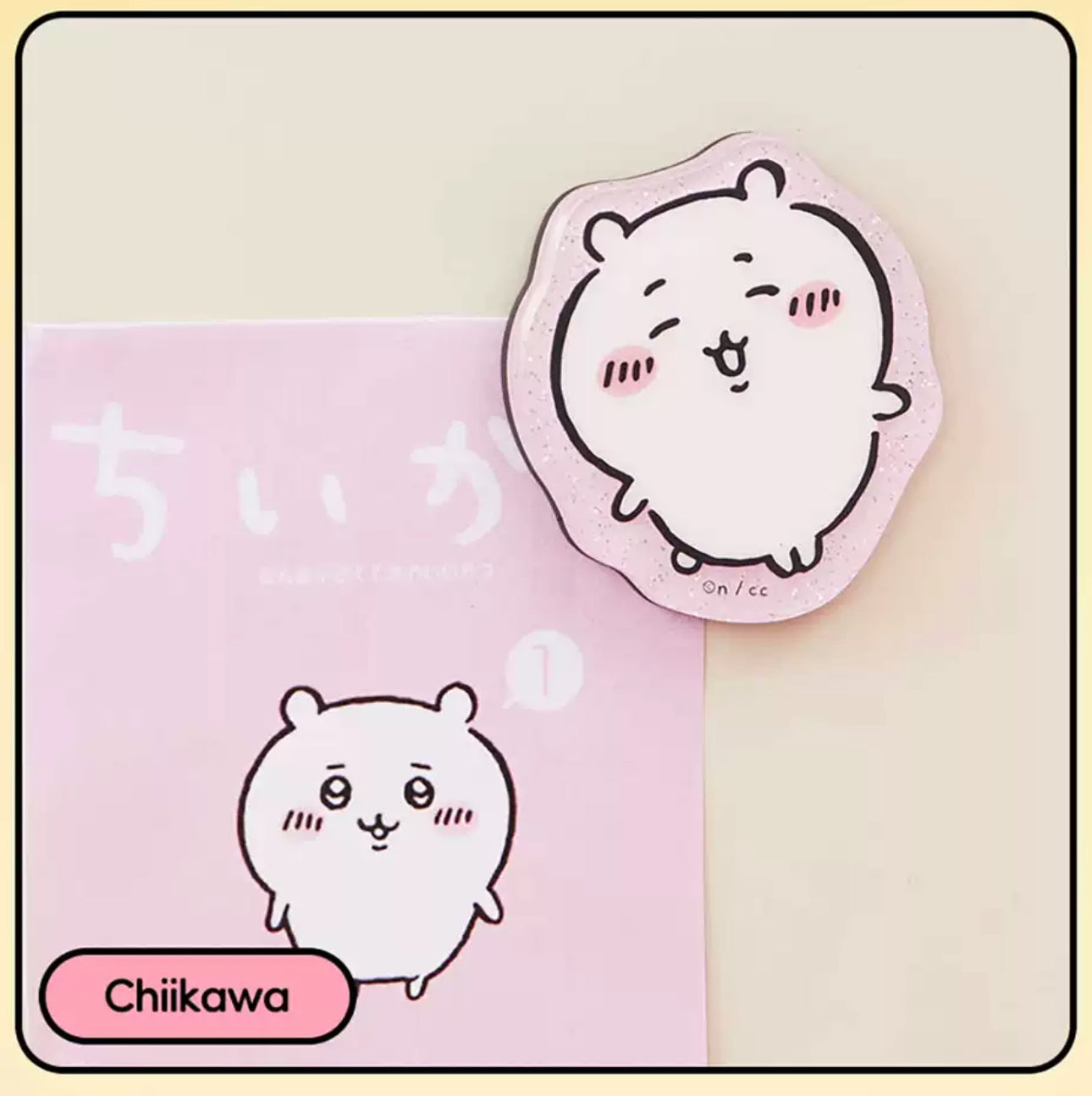 ChiiKawa X Miniso | ChiiKawa Hachiware Usagi Momonga Kurimanju Rakko Magnet with Card - Kawaii Item Cute Accessories