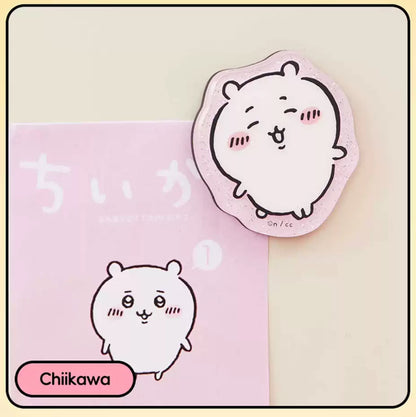 ChiiKawa X Miniso | ChiiKawa Hachiware Usagi Momonga Kurimanju Rakko Magnet with Card - Kawaii Item Cute Accessories