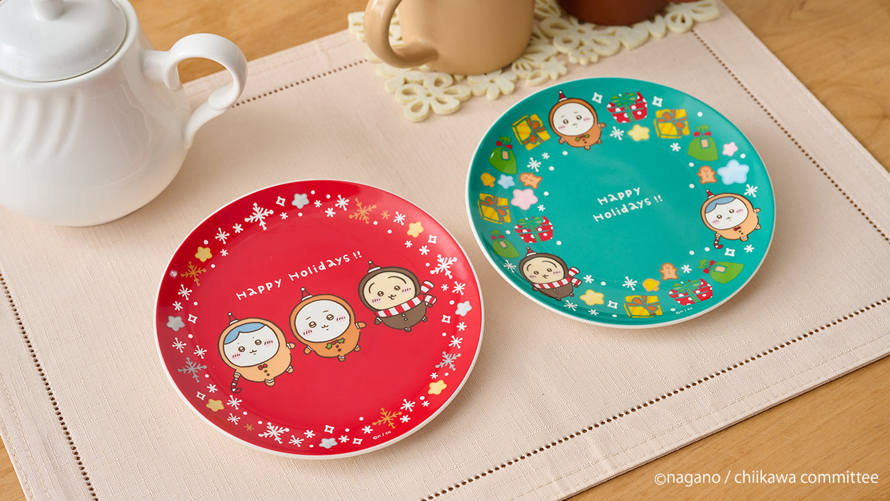 [Pre-Order] Japan ChiiKawa Christmas X Convenience Store Lottery | Prize A B C D E - ChiiKawa Hachiware Usagi Momonga Kurimanju Giant Plush Doll Cushion Keychain Plate Candle Crystal Ball Kawaii items Room Decoration