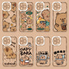 かわいい動物カピバラ | パート3 8スタイル - iPhoneケース PLUS SE2 XS XR X 11 12 13 14 15 16 16e 17 17e Pro Promax 12mini 13mini
