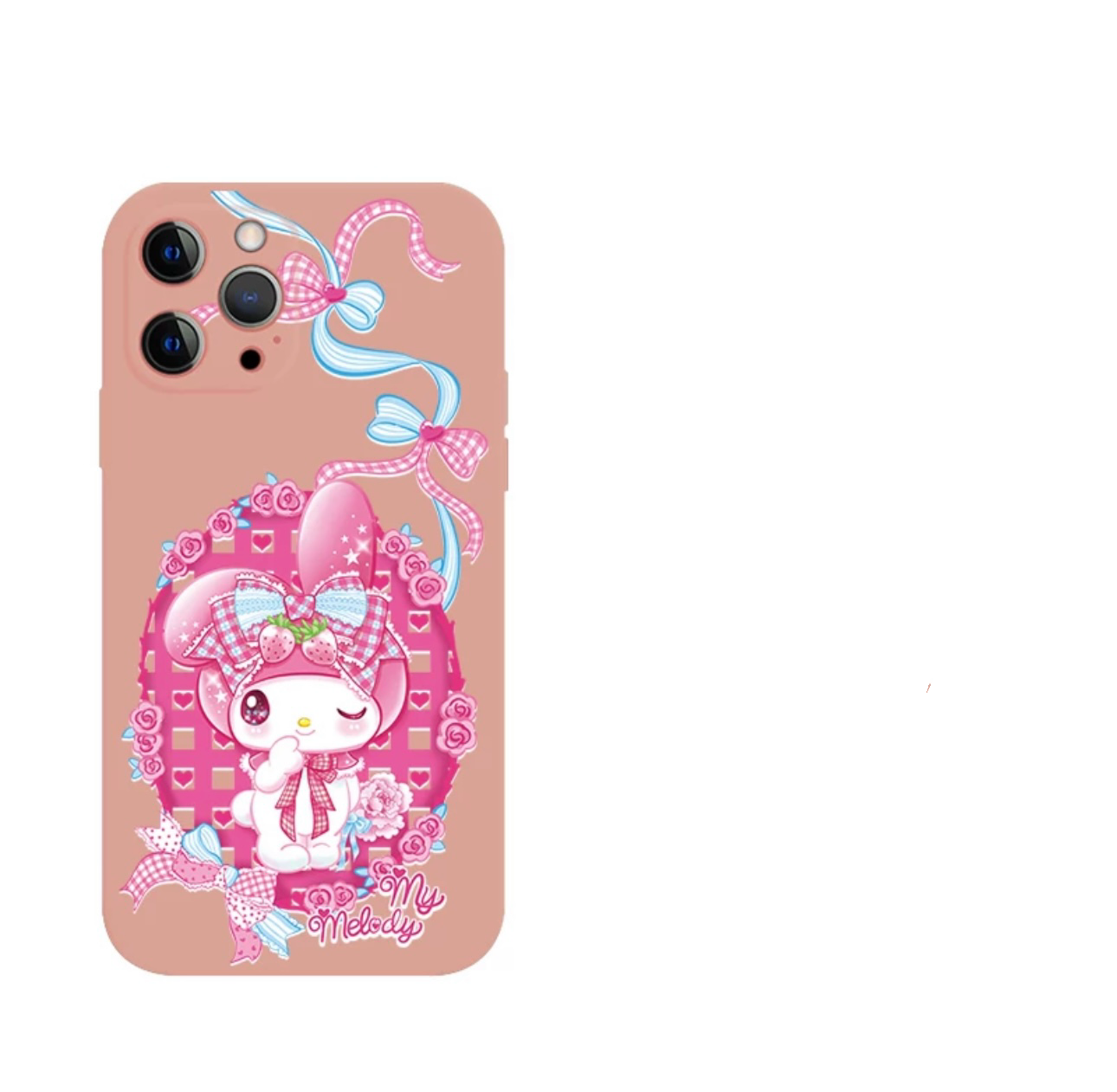 Japanese Cartoon Sanrio Sweet Angel | My Melody Laser Colour Clear - iPhone Case 11 12 13 14 15 16 Pro Promax