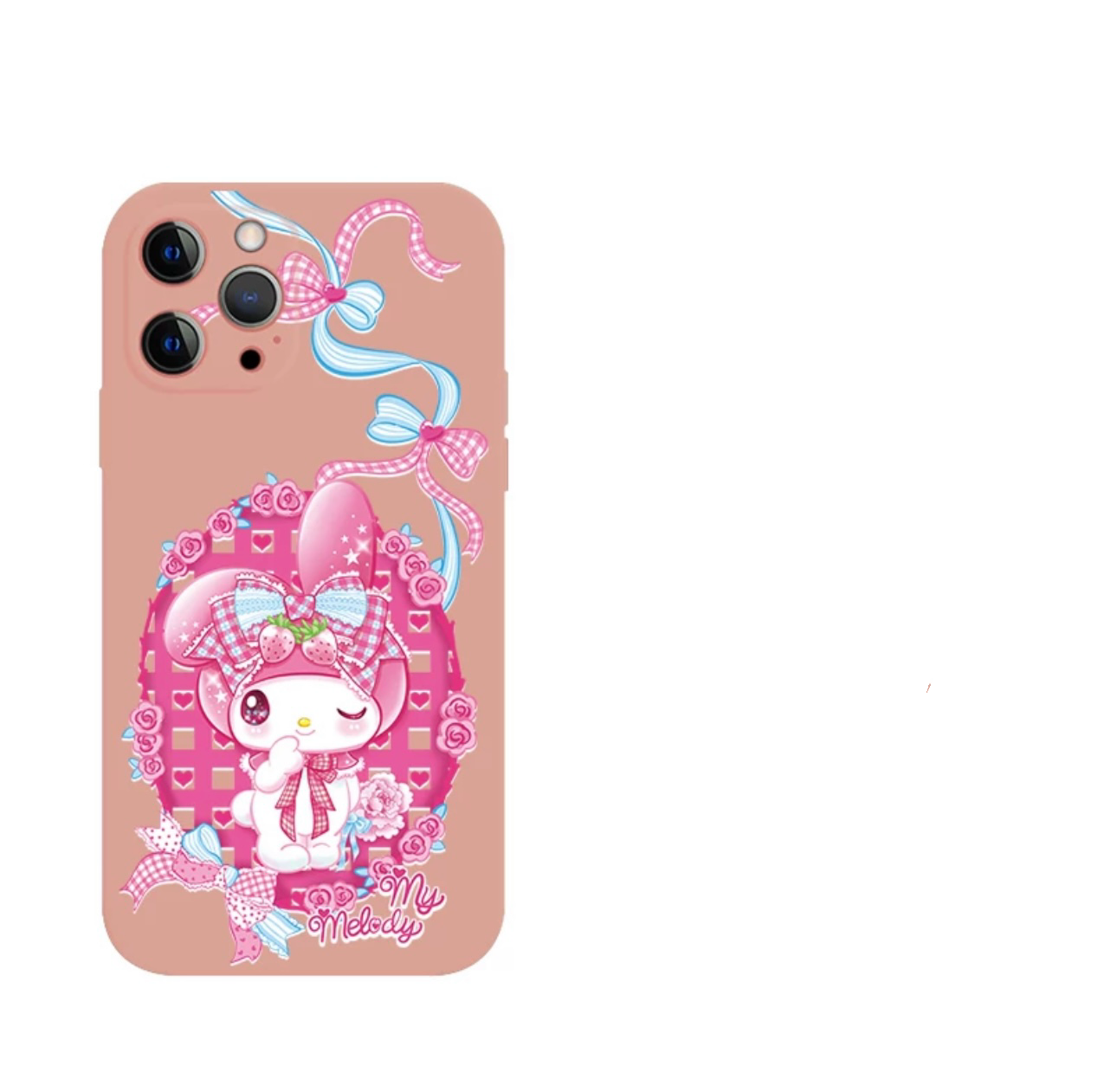 Japanese Cartoon Sanrio Sweet Angel | My Melody Laser Colour Clear - iPhone Case 11 12 13 14 15 16 Pro Promax KawaiiGiftLand