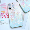 Japanese Cartoon Cinnamoroll Ice Cream Pastel Matt iPhone Case 12 13 14 Pro Promax