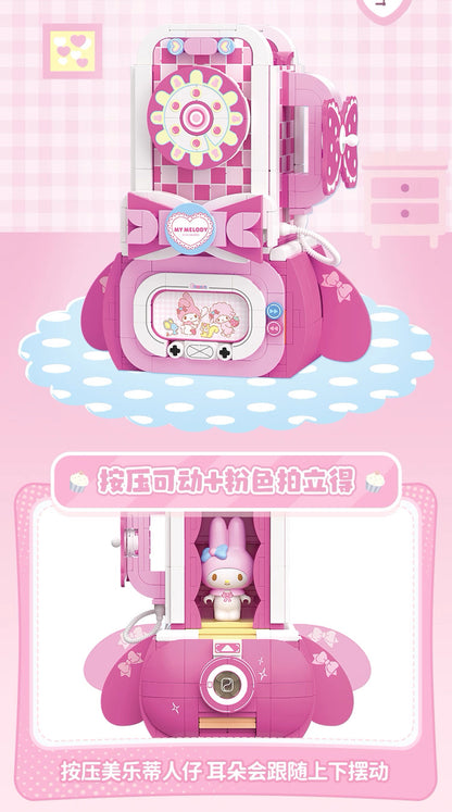 Top Toy x Sanrio Pastel Dream Home | My Melody Pink Calling Phone - Building Blocks Toy Collections