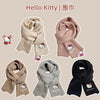 Sanrio Simple Casual Design Warm Scarf | Hello Kitty - Made with Wool Autumn Winter Accessories Fashionable