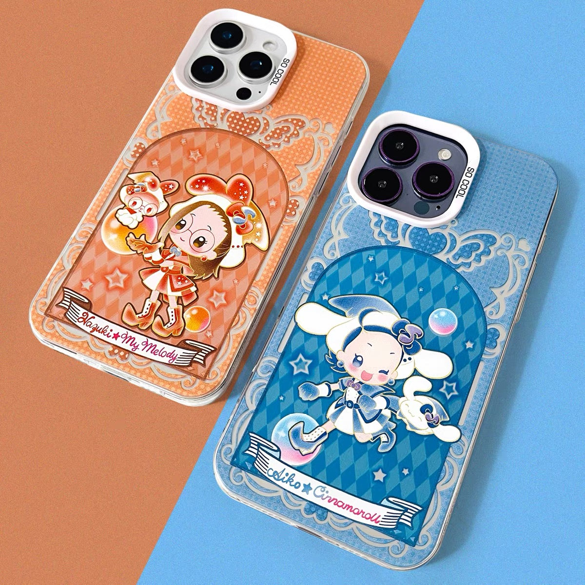Japanese Cartoon Sanrio x Magical DoReMi Laser Case | Hello Kitty My Melody Kuromi Cinnamoroll 4 Styles - Phone Case Samsung Galaxy S26 S25 S24 S23 S22 S21 FE Ultra Edge