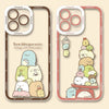 Japanese Cartoon Sumikko Gurashi | Relaxing Together On Weight 2 Style - iPhoneケース PLUS SE2 XS XR X 11 12 13 14 15 16 16e 17 17e Pro Promax 12mini 13mini
