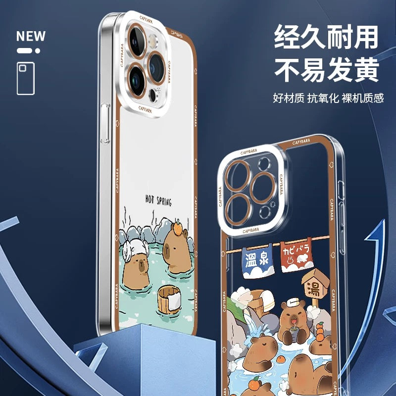 Cute Animal Capybara | Part2 8 Styles - iPhone Case PLUS SE2 XS XR X 11 12 13 14 15 16 16e 17 17e Pro Promax 12mini 13mini