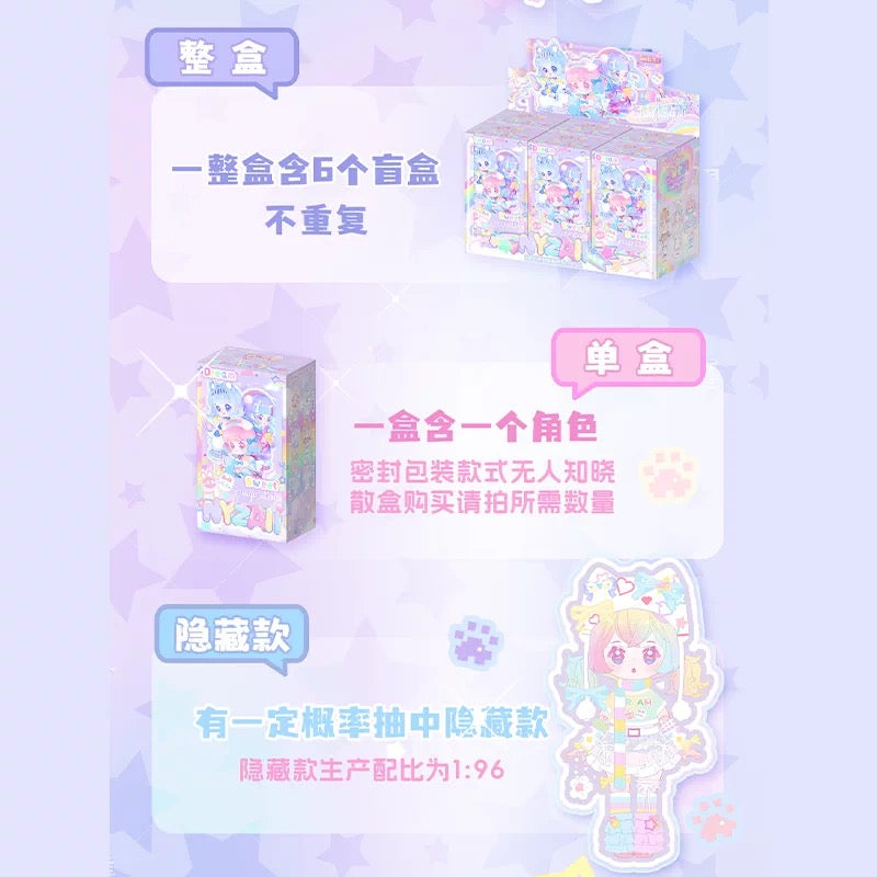 Simon Toys Nyzaii Sweet Imagination 1/12 ob11 11cm BJD Doll Ball Joint Doll - Collectible Toys Mystery Blind B