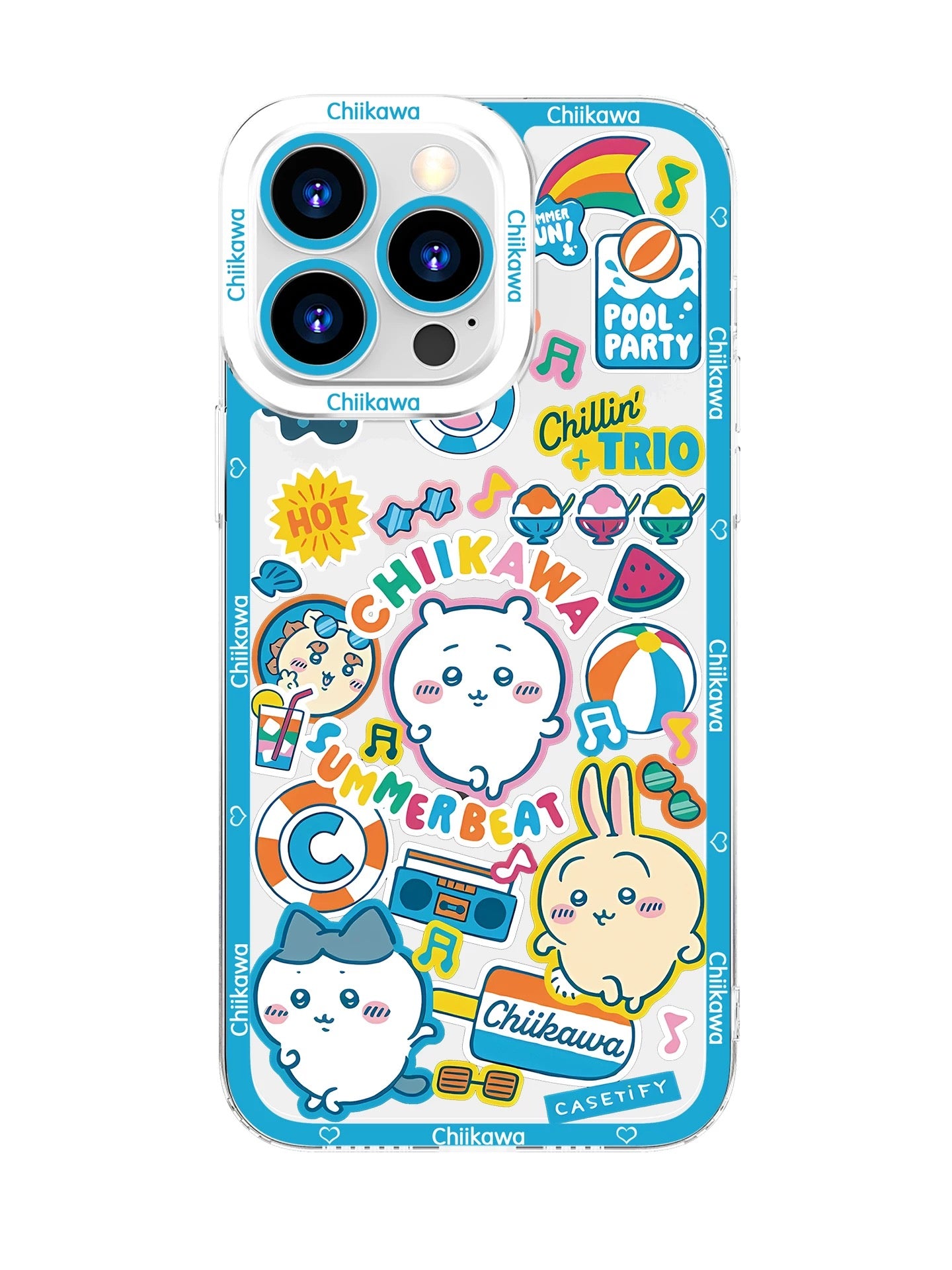Japanese Cartoon ChiiKawa iPhone Case | Summer Time & Bee Colour Ver 8 Styles - iPhone Case PLUS SE2 XS XR X 11 12 13 14 15 16 16e 17 17e Pro Promax 12mini 13mini