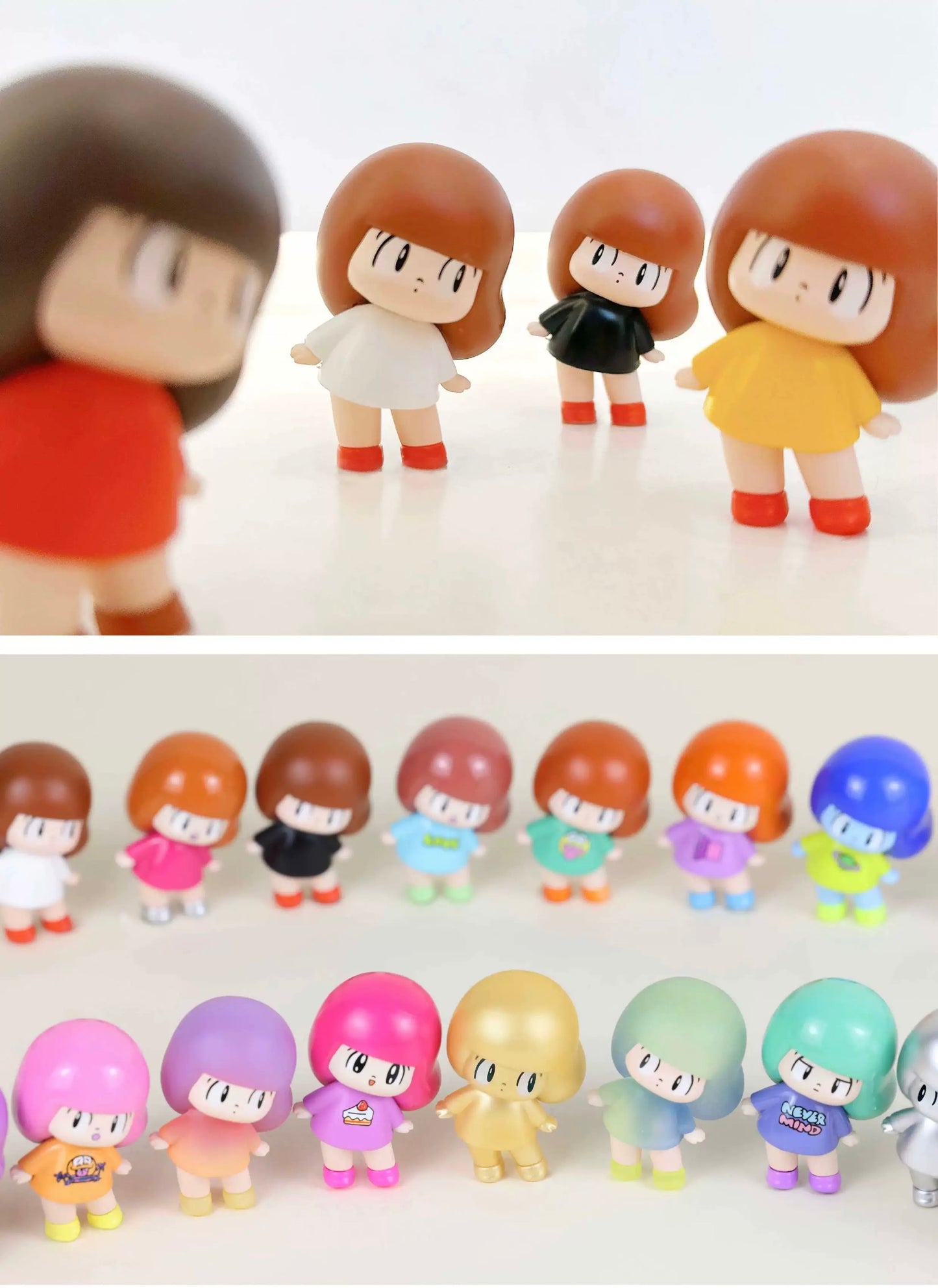 Mamuang Mini Figure | Mini Vinly Figure Vintage Cute Girl - Collectable Toys Mystery Blind Box