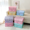 Japanese Cartoon Cube Style Desk Storage Box with Two Drawers | Hello Kitty My Melody Kuromi Little Twin Stars Cinnamoroll Pompompurin Pochacco - Bedroom Girl Gift